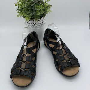 Women's Black Gladiator Sandals